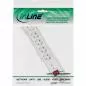 Preview: InLine® Steckdosenleiste 6-fach Schutzkontakt mit Überspannungsschutz mit Schalter 1,5m weiß