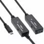 Preview: InLine® USB 3.2 Gen.1 Aktiv-Verlängerung, USB-C Stecker an USB-A Buchse, 10m