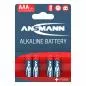Preview: ANSMANN 5015553 RED Alkaline-Batterie, Micro (AAA), LR03, 4er Pack
