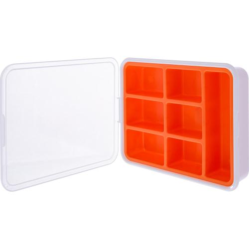 InLine® Kleinteilebox, 7 Fächer, Abmessungen: 180x140x40mm, orange