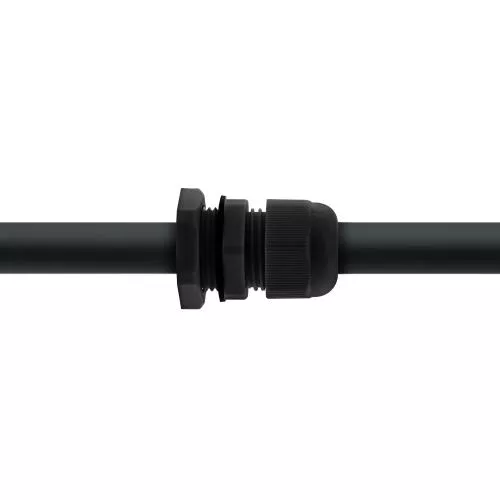 InLine® Kabeldurchführung PG 13.5 Nylon IP68 6-12mm schwarz 10 Stück
