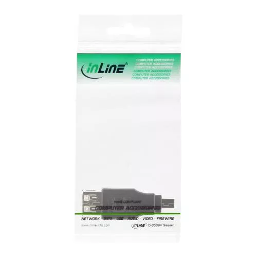 InLine® USB 2.0 Adapter Buchse A auf Mini 5pol Stecker