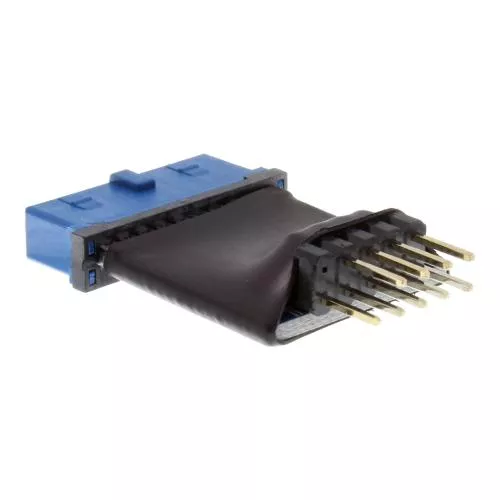 InLine® USB 3.0 zu 2.0 Adapter intern USB 3.0 19pin auf USB 2.0 Pfostenstecker intern