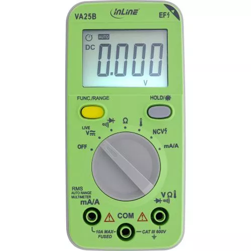 InLine® Multimeter mit Auto-Range, Pocketformat