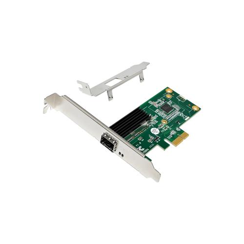 InLine® Gigabit Netzwerkkarte, 1x SFP, PCIe x1, inkl. low profile Slotblech