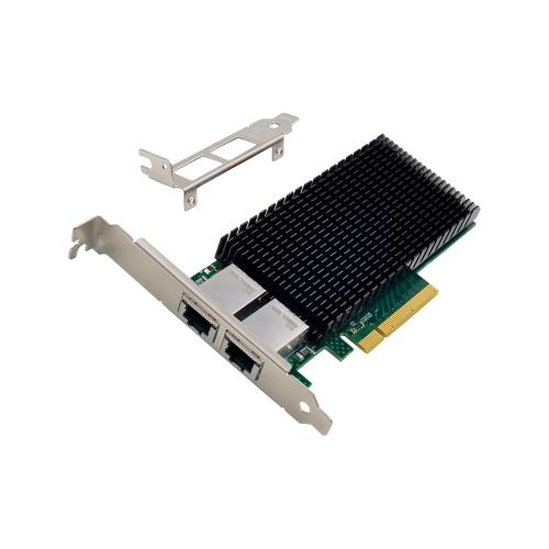 InLine® Dual 10-Gigabit Netzwerkkarte, 2x RJ45 10Gb/s, PCIe x8