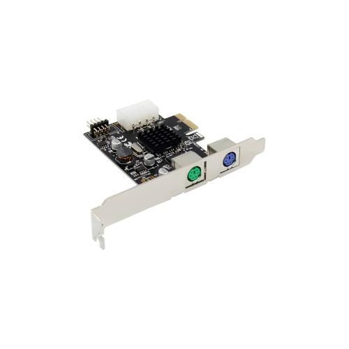 InLine® Schnittstellenkarte, 2x PS/2, PCIe (PCI-Express)