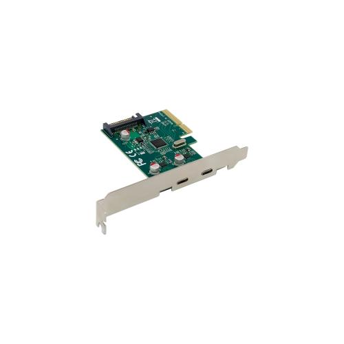 InLine® Schnittstellenkarte, PCIe x4, USB 3.2 Gen.2, 2x USB-C