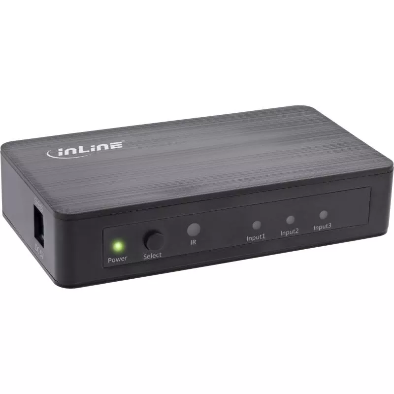 InLine® HDMI Switch 3-fach 4K2K@60Hz HDCP 2.2